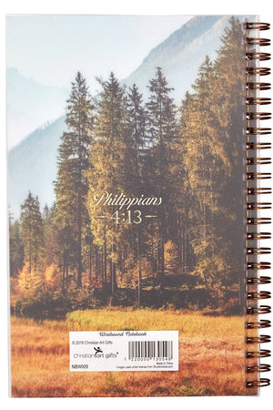 All Things Through Christ Wirebound Journal - Wholesale Accessory Market