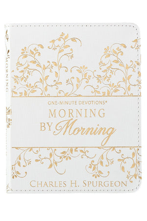 One-Minute Devotions - Morning by Morning LuxLeather Book - Wholesale Accessory Market