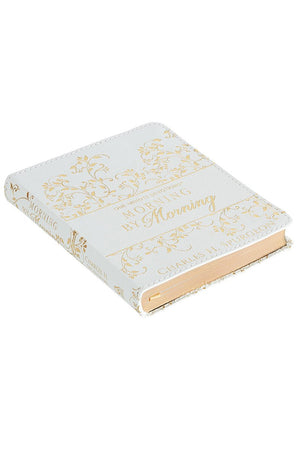 One-Minute Devotions - Morning by Morning LuxLeather Book - Wholesale Accessory Market
