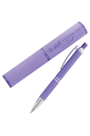 Be Still And Know Pen In Gift Case - Wholesale Accessory Market