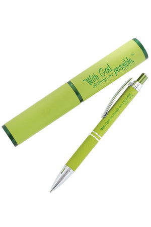 All Things Are Possible Pen In Gift Case - Wholesale Accessory Market
