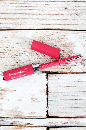 1 Corinthians 13:4' Love Is Patient' Pen In Gift Case - Wholesale Accessory Market