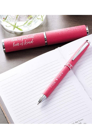 1 Corinthians 13:4' Love Is Patient' Pen In Gift Case - Wholesale Accessory Market