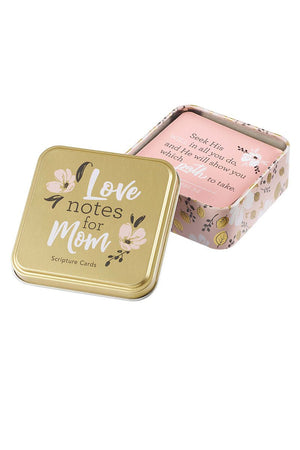 Love Notes For Mom Scripture Cards in a Gift Tin - Wholesale Accessory Market