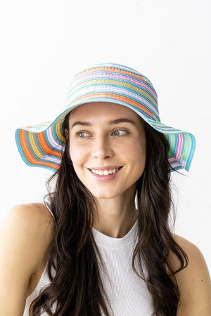 35% OFF! Along The Shore Bucket Hat, Turquoise - Wholesale Accessory Market
