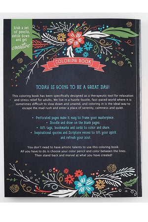 Today is Going to be a Great Day! Adult Coloring Book - Wholesale Accessory Market