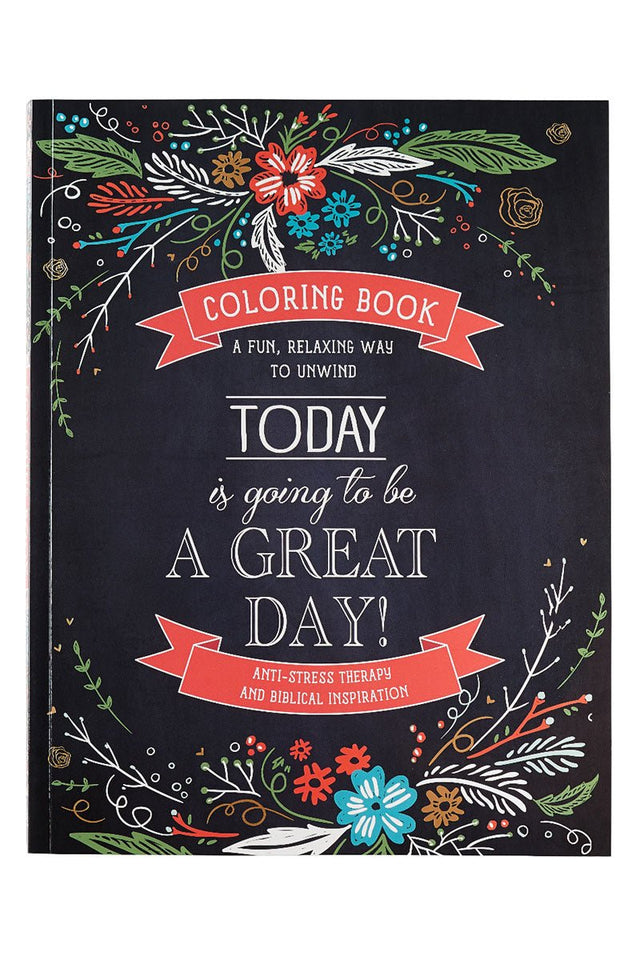Today is Going to be a Great Day! Adult Coloring Book - Wholesale Accessory Market