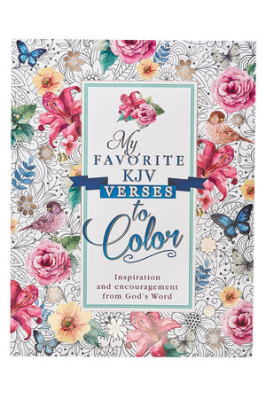 My Favorite KJV Verses to Color Adult Coloring Book - Wholesale Accessory Market