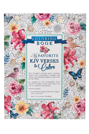 My Favorite KJV Verses to Color Adult Coloring Book - Wholesale Accessory Market