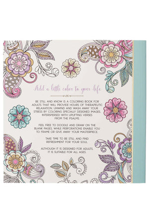 Be Still & Know Adult Coloring Book - Wholesale Accessory Market