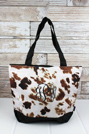 NGIL Till The Cows Come Home with Black Trim Tote Bag - Wholesale Accessory Market