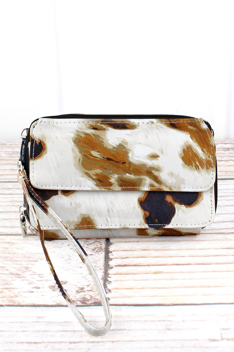NGIL Till The Cows Come Home Crossbody Organizer Clutch - Wholesale Accessory Market