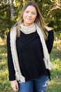 35% OFF! East Coast Chill Scarf, Ivory - Wholesale Accessory Market