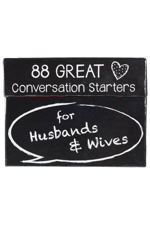 88 Conversation Starters for Husbands & Wives Boxed Cards - Wholesale Accessory Market