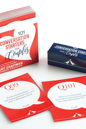 101 Conversation Starters for Couples Boxed Cards - Wholesale Accessory Market