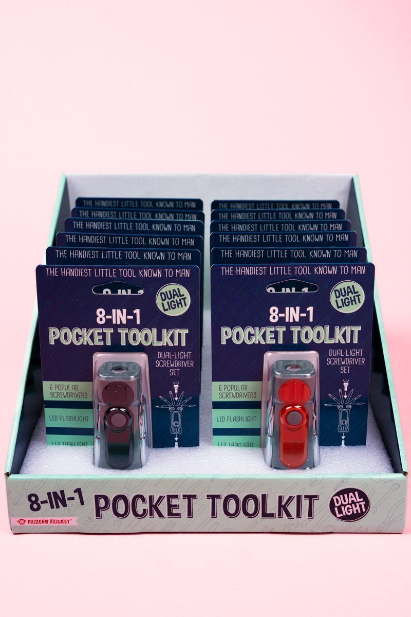 8-In-1 Pocket Toolkit 12 Piece Display