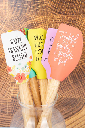 One Krumbs Kitchen Homemade Happiness Silicone Spatula - SHIPS ASSORTED - Wholesale Accessory Market