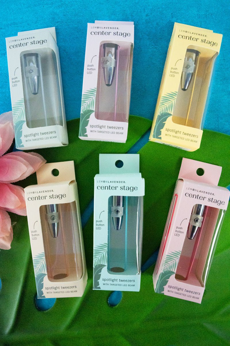 One Pair of Center Stage Light Up Tweezers - SHIPS ASSORTED - Wholesale Accessory Market