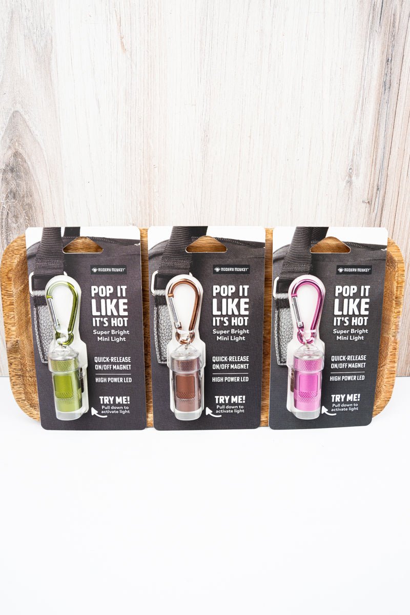 One Pop It Like It's Hot Super Bright Mini Light - SHIPS ASSORTED - Wholesale Accessory Market