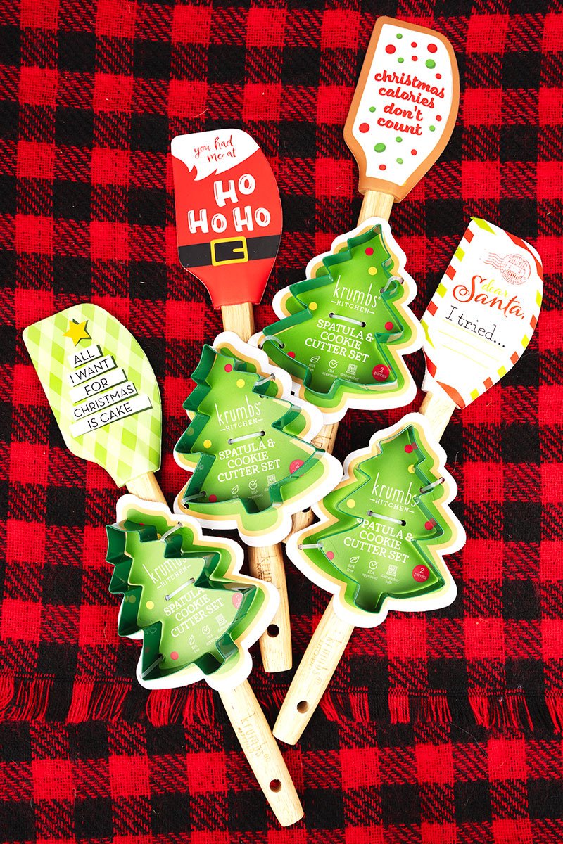 One Christmas Krumbs Kitchen Spatula & Cookie Cutter Set - SHIPS ASSORTED - Wholesale Accessory Market