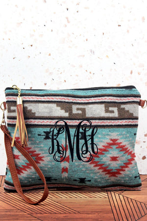 L.I.B. New York Taos Tassel Crossbody Clutch, Turquoise - Wholesale Accessory Market