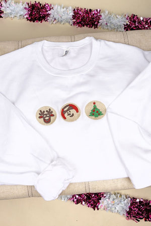 Embroidered Christmas Cookie Season Unisex NuBlend Crew Sweatshirt - Wholesale Accessory Market