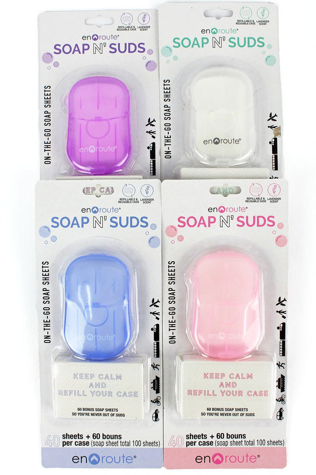 One Enroute Pocket Paper Soap with Travel Case - SHIPS ASSORTED - Wholesale Accessory Market