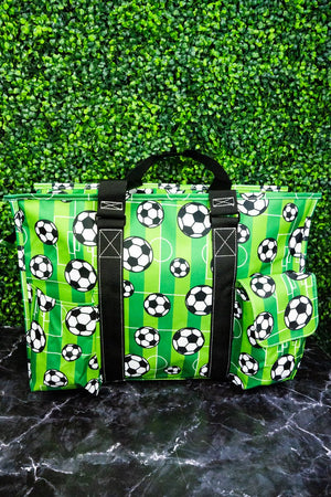 NGIL Here For The Goals with Black Trim Large Organizer Tote - Wholesale Accessory Market