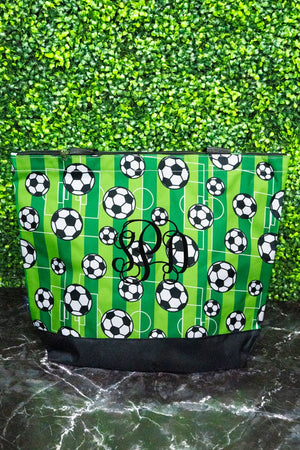 NGIL Here For The Goals with Black Trim Tote Bag - Wholesale Accessory Market
