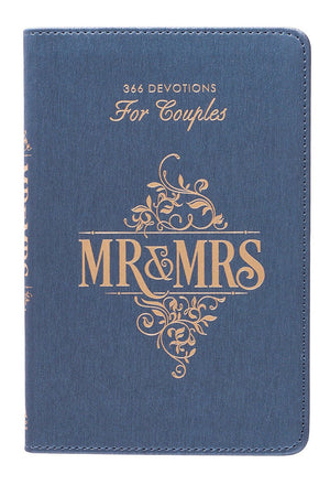 Mr & Mrs 366 Devotions for Couples LuxLeather Softcover Book - Wholesale Accessory Market