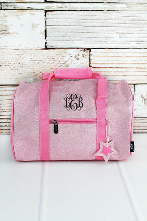 NGIL Pink Glitz & Glam Petite Duffle Bag 12" - Wholesale Accessory Market