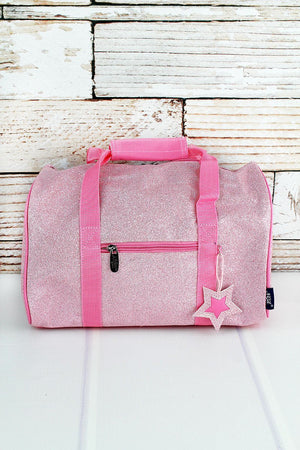 NGIL Pink Glitz & Glam Petite Duffle Bag 12" - Wholesale Accessory Market