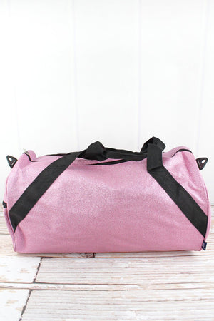 NGIL Pink Glitz & Glam Barrel Duffle Bag 18" - Wholesale Accessory Market