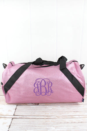 NGIL Pink Glitz & Glam Barrel Duffle Bag 18" - Wholesale Accessory Market