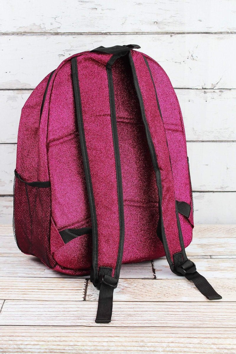 NGIL Hot Pink Glitz & Glam Large Backpack - Wholesale Accessory Market