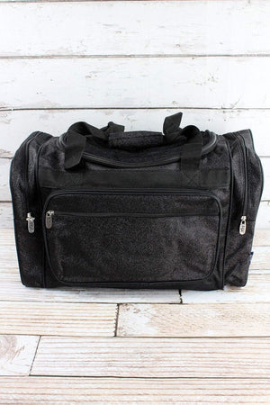 NGIL Black Glitz & Glam Duffle Bag 20" - Wholesale Accessory Market