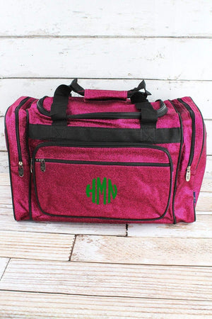 NGIL Hot Pink Glitz & Glam Duffle Bag 20" - Wholesale Accessory Market