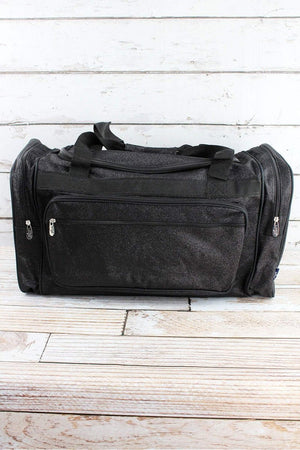 NGIL Black Glitz & Glam Duffle Bag 23" - Wholesale Accessory Market