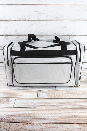 NGIL Silver Glitz & Glam Duffle Bag 23" - Wholesale Accessory Market