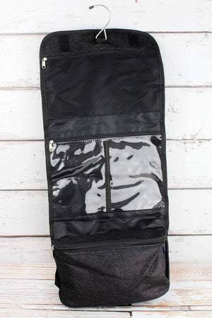NGIL Black Glitz & Glam Roll Up Cosmetic Bag - Wholesale Accessory Market