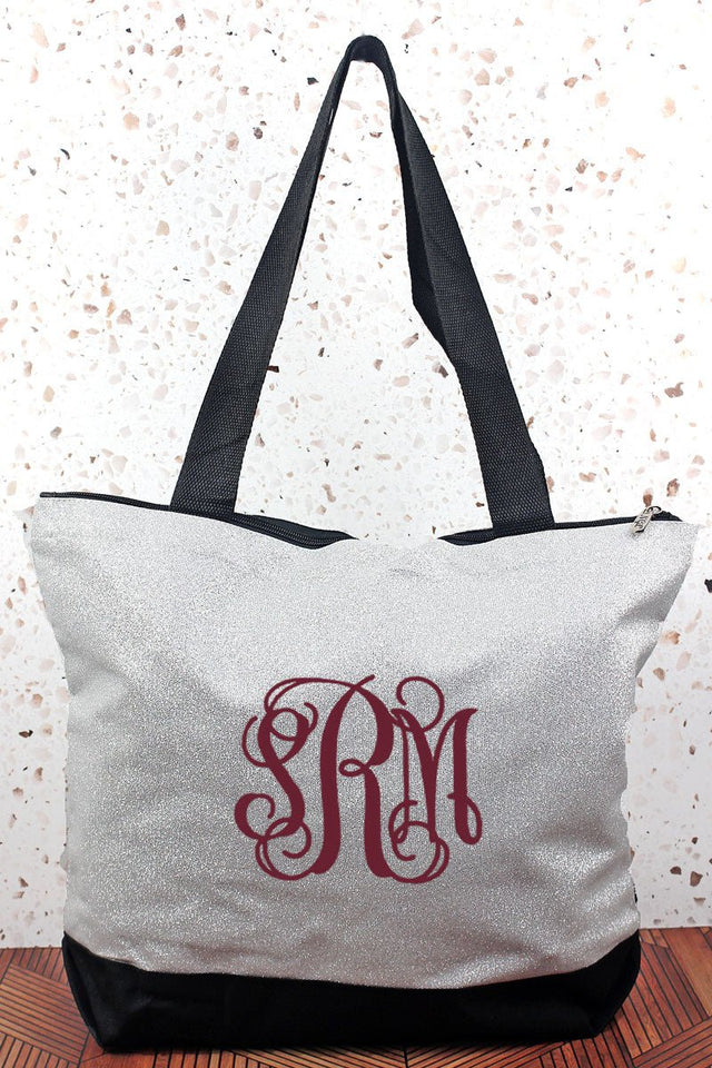 NGIL Silver Glitz & Glam Tote Bag - Wholesale Accessory Market