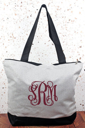NGIL Silver Glitz & Glam Tote Bag - Wholesale Accessory Market