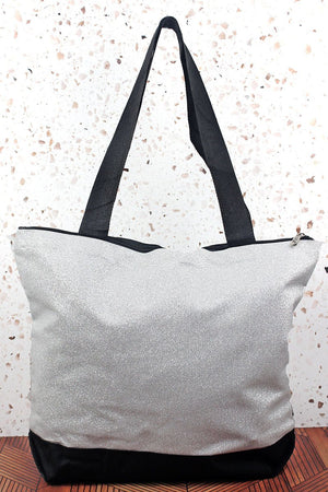 NGIL Silver Glitz & Glam Tote Bag - Wholesale Accessory Market