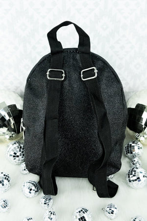 NGIL Black Glitz & Glam Small Backpack - Wholesale Accessory Market
