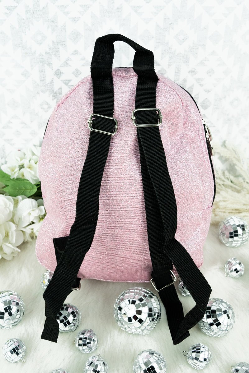 Black NGIL Faux Leather Mini Backpack