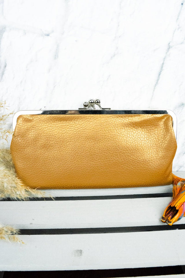 NGIL Twice as Nice Clutch Wallet in Bronze - Wholesale Accessory Market