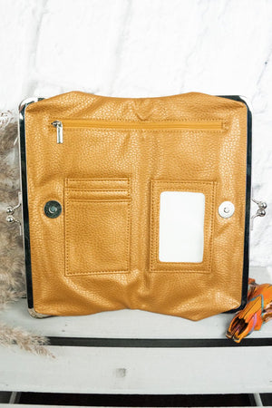 NGIL Twice as Nice Clutch Wallet in Bronze - Wholesale Accessory Market