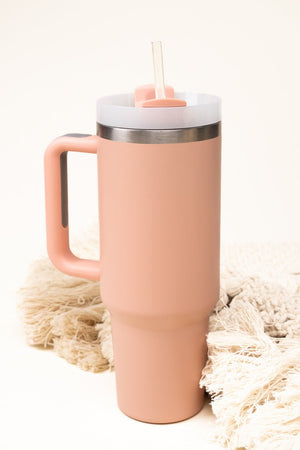 PRE-ORDER! The Traveler Blush Matte Stainless Steel Tumbler **EXPECTED SHIP DATE 6/2** - Wholesale Accessory Market
