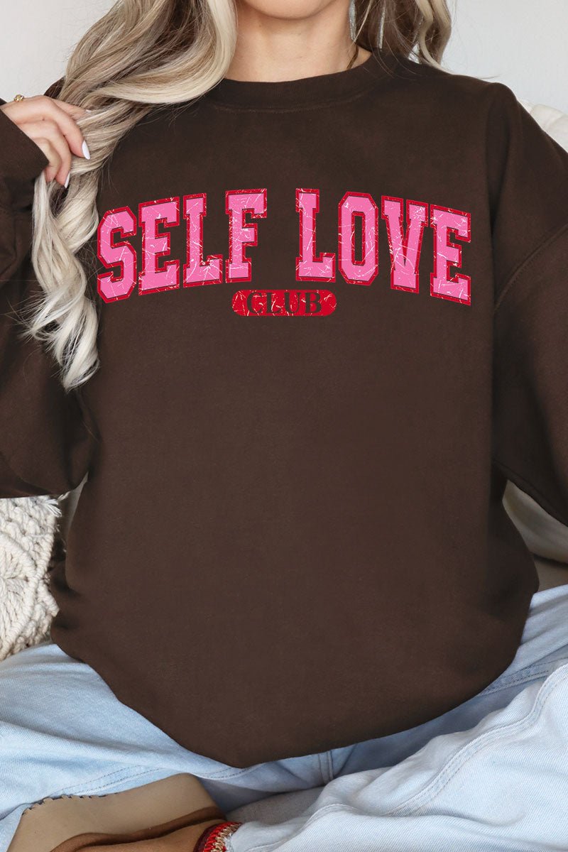 Vintage Self Love Club Heavy-weight Crew Sweatshirt - Wholesale Accessory Market