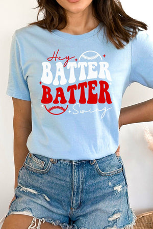 Hey Batter Batter Unisex Blend Tee - Wholesale Accessory Market